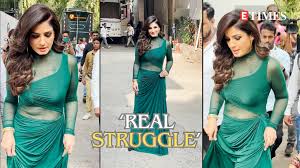 Trolled! Raveena Tandon spotted adjusting her dress as she poses for paps;  netizens say Aise kapde hi kyu pehene...