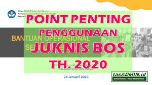 Besaran gaji operator sekolah (ops), Inilah Point Penting Juknis Bos 2020 Tentang Penyaluran Dan Honor Guru Tasadmin