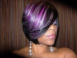 Raymona Hairstyles With Wigs Purple Feathered Haircut Front Thirstyroots Com Black Hairstyles Purple Hair Balayage Hair Front Hair Styles