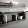 Wall mounted bathroom cabinets white. 1