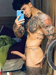 Albert Ochoa - Cute guy tattooed monster cock - NudesBoys