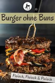 Burger Ohne Buns Der Beefburger Mit Wurzig Scharfer Bbq Sauce Rezept Lebensmittel Essen Lecker Fast Food Rezepte
