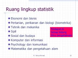 Sebetulnya, statistika sendiri terdiri dari dua macam, antara lain statistika inferensia dan juga statistika deskriptif. Definisi Kategori Dan Ruang Lingkup Ppt Download