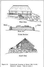 Lava rock, coral block, larger. Cultural History Of Three Traditional Hawaiian Sites Chapter 9 House Drawing Hawaiian Architecture Cultural Architecture