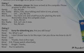 Kalimat yang dicetak tebal dengan beberapa kata yang digarisbawahi adalah kalimat. What Is Each Dialog About Instructing Know It Info