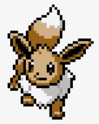 Pikachu Lunala Pixel Art, HD Png Download - Kindpng