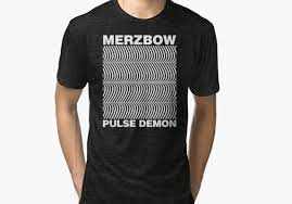 Metal & heavy music band merchandise. Merzbow Pulse Demon Tri Blend T Shirt By Oldenjon Shirts T Shirt Female Models
