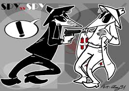 Black And White Spy Mad Tv Spy Vs Spy Mad Magazine Obsession Of My Childhood Mad Magazine Spy My Childhood