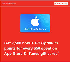 Quick sign up for more details to earn free microsoft codes. Loblaws 7 500 Bonus Pc Optimum Points For Every 50 Spent On App Store Itunes Gift Cards Redflagdeals Com Forums