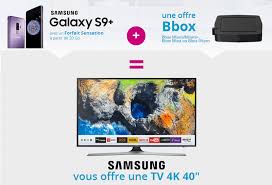 Avec la nouvelle interface flash de la bbox tv, bouygues télécom ajoute les widgets. Tv Samsung Offerte Avec L Achat S9 Et Souscription D Une Bbox