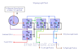 12 volt led flasher unit. Wigwag Flashing Lights Positive Input Positive Output Isolate Left And Right Lights Relay Wiring Diagram