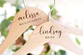 Wedding Hanger Bridesmaid Hangers Bridal Dress Hanger Etsy Bridesmaid Hangers Wedding Hangers Bridesmaid Gift Hangers