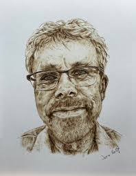 Hi, I just finished my first pyrography portrait ever!Used Razertip  equipment (medium shader)