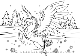 Sunteți în căutarea unei planșe de colorat cu unicorni? Unicorn Coloring Pages Unicorn Horse For Coloring