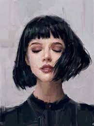 Best Digital Art Portrait Artists 15 Ideas Portrait Artist Abstract Portraits Painting Girl