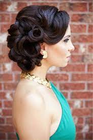 If you are not sure whether you are going to cope with your. Hairstyles Vintage Wedding Hairstyles Simple Style Of Wedding Updos For Medium Length Hairstyle Hair St Vintage Hair Updo Hollywood Hair Vintage Hairstyles
