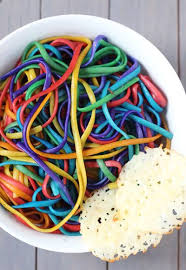 Rainbow Pasta Recipe Rainbow Pasta Rainbow Food Food
