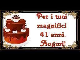 Cartoline Animate E Musicali Buon Compleanno 41 Anni Youtube
