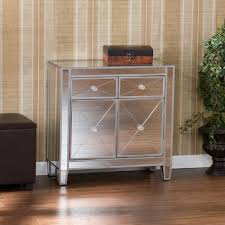 Wildon Home Hamilton 2 Drawer Cabinet Mirror Cabinets Mirrored Furniture Mirrored Nightstand