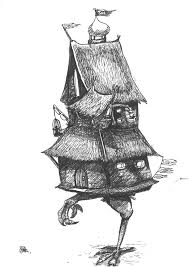 4c9cd73908862f9b8075d8107649d21b Baba Yaga House Hut Jpg 736 1040 Dessin Fantastique Dessin Cep De Vigne