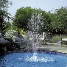 Rock Style Floating Fountain Swimming Pool Fountains Pool Fountain Pool Landscaping
