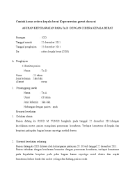 Check spelling or type a new query. Contoh Kasus Cedera Kepala Berat Keperawatan Gawat Darurat