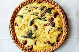 Caramelized Garlic Spinach And Cheddar Tart Recipe Epicurious Com Tart Recipes Savory Tart Braided Pie Crust