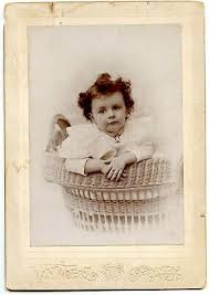 Baby Keith Ripley Paul Born 1893, Died 1897 Photo by Van Woert , Oneonta  N.Y.