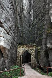 Adršpašskoteplické skály) are an unusual set of sandstone rock formations, covering an area of 17 km² in they are named after two nearby municipalities: The Gothic Style Gate To Adrspach Teplice Rocks Located In Old Bohemia Now Czech Republic Interestingasfuck