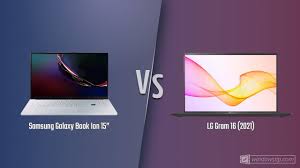Ports on board include an hdmi port, a thunderbolt 3 port, two usb 3.0 and a card reader slot that offers support for ufs and microsd cards. Samsung Galaxy Book Ion 15 Vs Lg Gram 16 2021 Windowstip