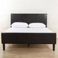 The decision to purchase fenton modern dark brown queen platform bed for you ,i recommend shopping online you can buy it. King Size Dark Brown Espresso Faux Leather Platform Bed With Upholstered Headboard And Footboard Fastfurnishings Com