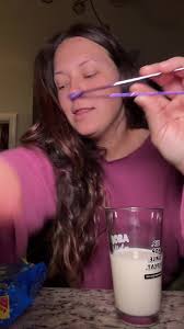 Dipping Cookie Dough in Milk