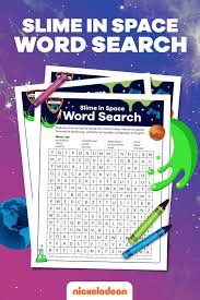 slime in space word search nickelodeon parents