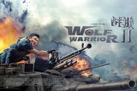A poster of the chinese action movie wolf warriors 2 directed by wu jing is displayed at a cinema in yichang city, central china's hubei province, 20 august 2017. Dan S Movie Report Wolf Warrior 2 2017 Movie Review A Dan S Movie Report Exclusive