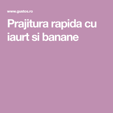 Reteta Prajitura Rapida Cu Iaurt Si Banane Recipe Food Deserts Gaming Logos