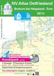 nv charts de13 nv atlas germany north sea ostfriesland