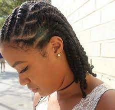 Protective Styling Flat Twists Flat Twist Hairstyles Short Natural Hair Styles Natural Hair Styles