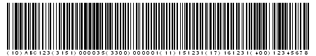 This is followed by a function code one 2. Gs1 128 And Gs1 Data Matrix