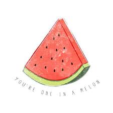 Backyardbeauty On Instagram Happy Watermelon Day Nationalwatermelonday Watermelonday Watermelon Watermelon Crafts Pun Card One In A Melon