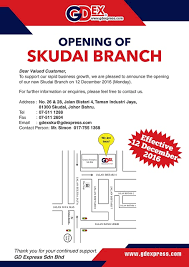 19 jalan wong ah fook 80000 johor bahru johor johor bahru malaysia. Gd Express Sdn Bhd Corporate News