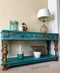 Beautiful Beachy Refinishing Furniture Blue Painted Furniture Turquoise Painted Furniture