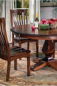 The Weston Dining Table From Gallery Furniture Was Carefully Crafted From Solid Wood And Boasts A Round Top To Encourage Conversation Table Dining Table Dining
