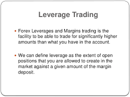 Trading with leverage involves borrowing money at interest, so it is haram. What Is Leverage And Margin In Forex Trading