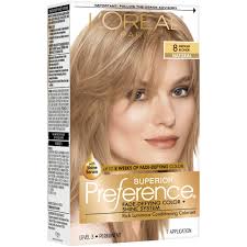 Loreal paris blond colour extender preference hair dye. L Oreal Paris Superior Preference Permanent Hair Color 8 Medium Blonde Shop Hair Color At H E B