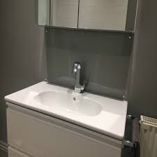 clear acrylic splashbacks