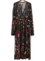 Check spelling or type a new query. Mesh Floral Embroidered Sheer Dress Black Sheer Embroidered Dress Fashion Black Sheer Dress