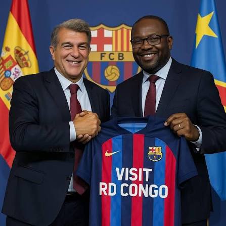 FC Barcelona signed a four-year partnership deal with the Democratic  Republic of the Congo (DRC). The agreement includes showcasing the emblem  'Cœur d'Afrique' on Barça's training kits from 2024/25 to 2028/29. The
