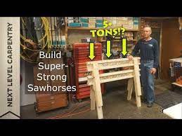 Build These Incredibly Strong Apprentice Style Sawhorses Using Pro Tips From Master Carpenter Matt Jackson Of Sawhorse Carpentry And Joinery Diy Projects Plans