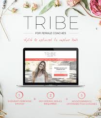 In this coaching proposal template, the page detail. Tribe Coach Weibliches Coaching Business Wordpress Vorlage Agentur Zweigelb