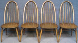 Set Of 4 Ercol Windsor Quaker Solid Ash Kitchen Dining Chairs In Golden Dawn Ercol Windsor Ercol Dining Chairs Retail Furniture